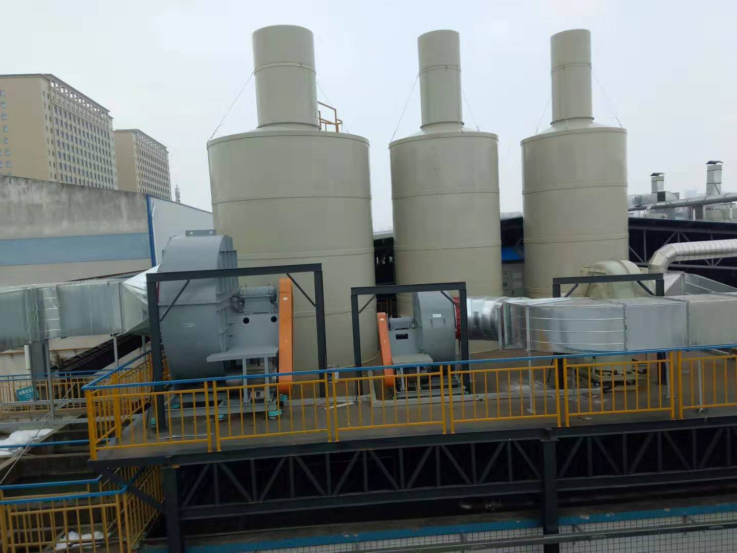 环保材料生产公司废气处理工程